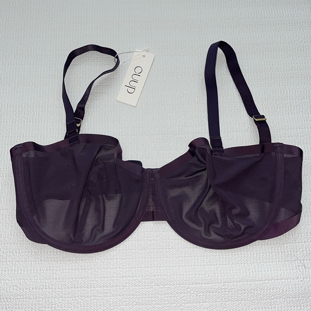 NWT CUUP The Balconette 34G in Purple Dusk